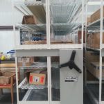 Shelving racks hand crank high density industrial storage