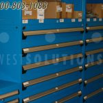Shelving storage for parts drawers racks