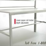 Shipping station packing bench table workstations
