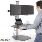 Sit stand retrofit workstations improve workplace ergonomics