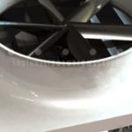Skinny directional fans customized air flow commercial warehouse