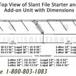 Slanted slant shelving open file system auto dealership metal steel stacking box