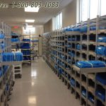 Slide out no stack blue wrap surgical tool pack racks