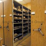 Sliding hand crank cabinets movable parts storage shelving