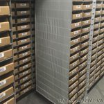 Slim fit pallet rack order picking storage organizer system