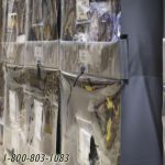 Slim fit warehouse pallet rack order pick system