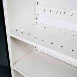 Slotted file shelves open shelf filing