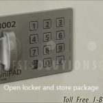 Smart locker cabinet keyless pin access control