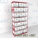 Sms 20 301676 o7 record box storage shelving banker legal letter file box steel shelving racks