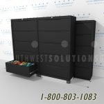 Sms 37 lat36532 sliding lateral file cabinet system movable cabinets reduce storage footprint