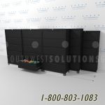 Sms 37 lat365433 sliding lateral file cabinet system movable cabinets reduce storage footprint