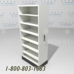 Sms 70 s2 1836 cs10001 retractable wall shelving cabinets roll out on rails slide in storage