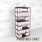 Sms 81 sra8052scattered record box racks steel shelving storage file banker letter legal storage