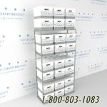 Sms 81 srd8050 record box racks steel shelving storage file banker letter legal storage