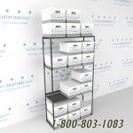 Sms 81 srd8050scattered record box racks steel shelving storage file banker letter legal storage