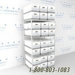 Sms 81 srd8051 record box racks steel shelving storage file banker letter legal storage