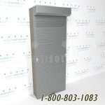 Sms 89 091036frt roll up security shutter protects shelving storage locking tambour door