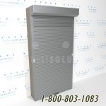 Sms 89 091048frt roll up security shutter protects shelving storage locking tambour door