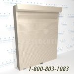 Sms 89 091072frt roll up security shutter protects shelving storage locking tambour door