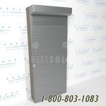 Sms 89 100042frt locking pull down security door protects files records tambour slat door