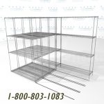 Sms 94 lat 1448 2tt1 4deep lateral wire sliding shelving
