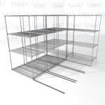 Sms 94 lat 2442 21 4deep lateral wire sliding shelving
