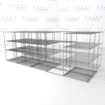 Sms 94 lat 2442 54 3deep lateral wire sliding shelving