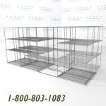 Sms 94 lat 2tt142 43 3deep lateral wire sliding shelving