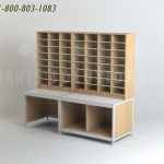Sorter casework mail room cabinets tables ssg mr07 1 l km