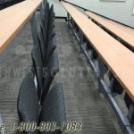 Space saving auditorium furniture riser small low profile fixed seating