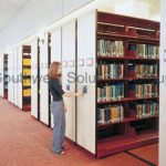 Spacesaver high density compact library shelving