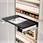 Spinning file shelves spin cabinets spacesaver rotary workshelf reference