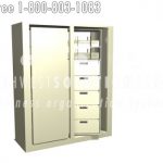 Spinning storage cabinet revolves double sided storage unit ez2 7h sa l