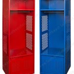 Sport locker metal with drawer at bottom