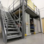 Ssg warehouse showroom mezzanine compact storage