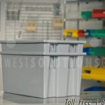 Stack nest totes waterproof plastic bins