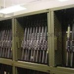 Stackable military weapon cabinets armory storage gsa racks
