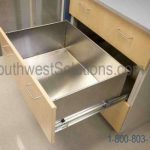 Stainless drawer units modular furniture casework tables steel moveable millwork adjustable shelves tx ok ar ks tn