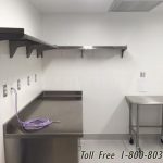 Stainless steel carts counters shelves cabinets