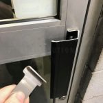 Stainless steel door opener no touch
