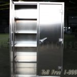 Stainless steel double shift strong hold cabinet