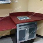 Stainless steel laboratory casework tables benches casework glass doors lab furniture sterile processing bbb better business bureau