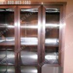 Stainless steel metal casework cabinets modular millwork furniture units sterile storage work surface doors bbb