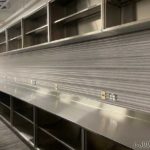 stainless steel millwork cabinets