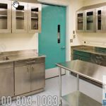 Stainless steel modular casework morgue furniture tables desks cabinets
