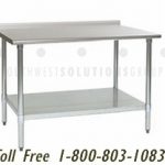 Stainless steel sterile pack workstations tables peg board adjustable height