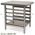 Stainless steel table bottom level side bars