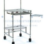 Stainless steel table cart level above and below