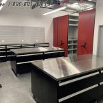 Stainless steel top equipment room tables