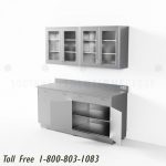 Stainless steel worksurface furniture cabinet casework lab surgery operating room